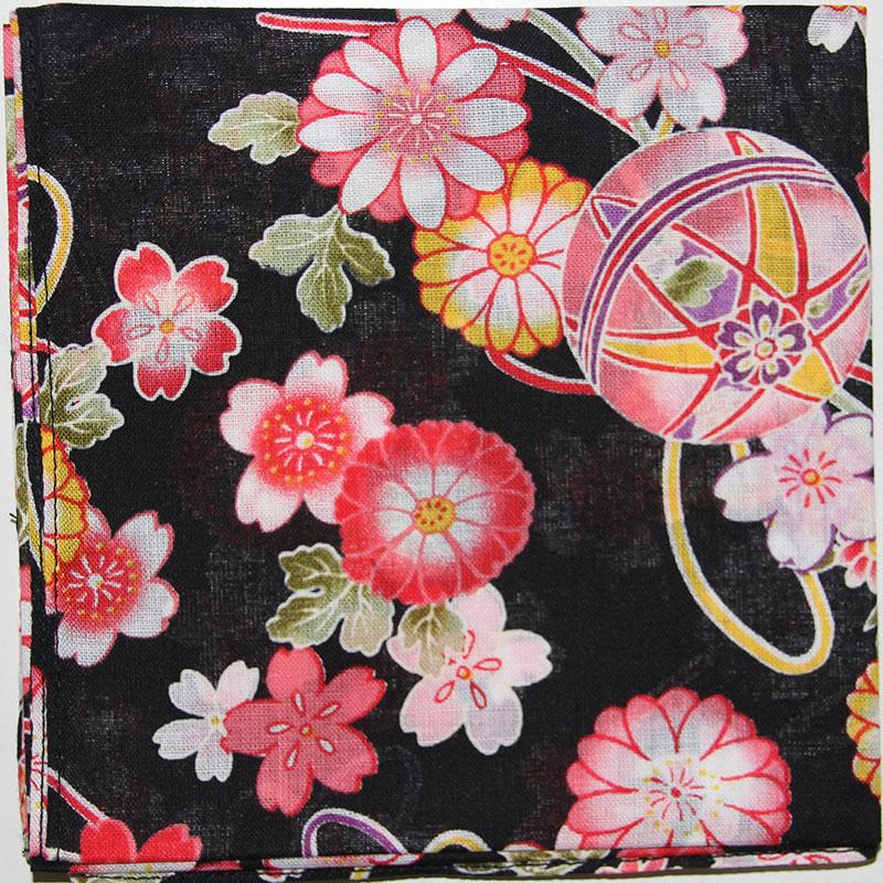 Japanese Cotton Floral - Japanese Fabric, 50cm Fabric Square - Floral