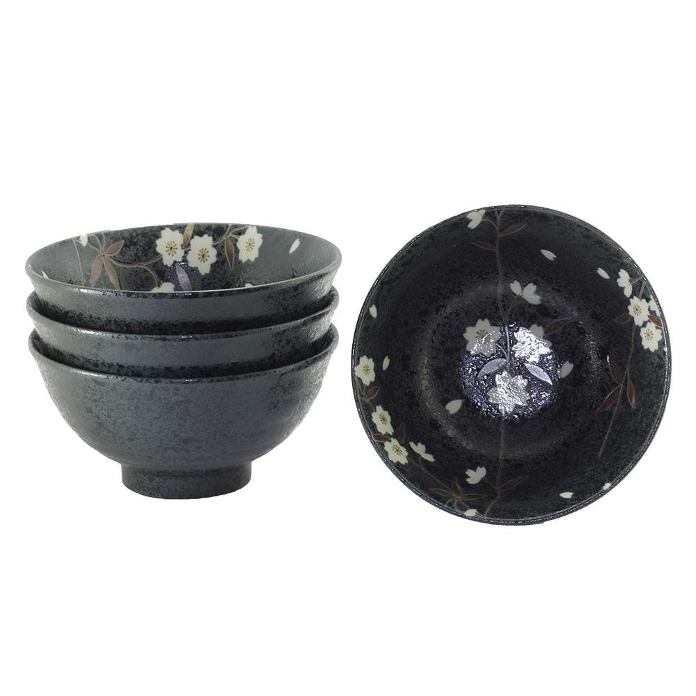 Black Sakura 16cm Bowl (4)