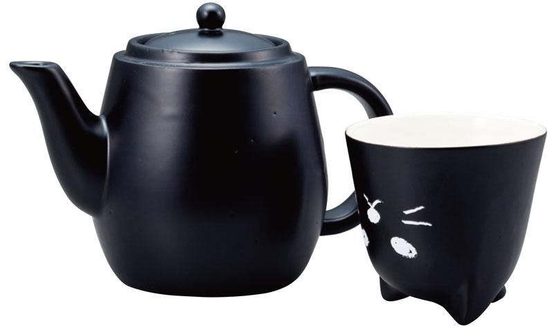 Black Kitty Tea for One Set - J Style Pty Ltd