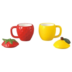 Strawberry & Lemon Pair Mugs
