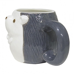 Hedgehog Ginger Tea Mug with Ginger Grater