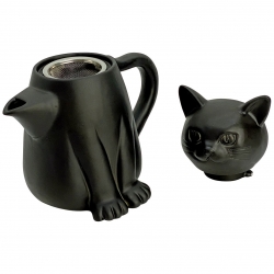 Black Cat Teapot