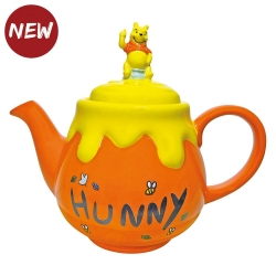 Pooh Bear Hunny Orange Teapot